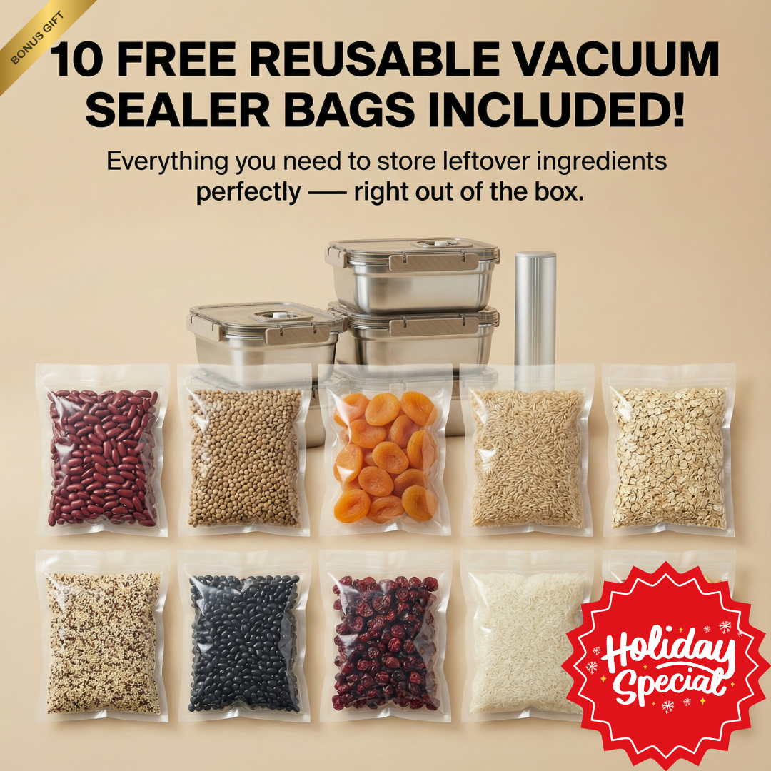 Vacuum 5-Piece Meal Prep System