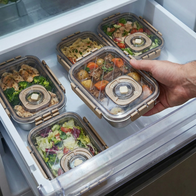 Vacuum 5-Piece Meal Prep System
